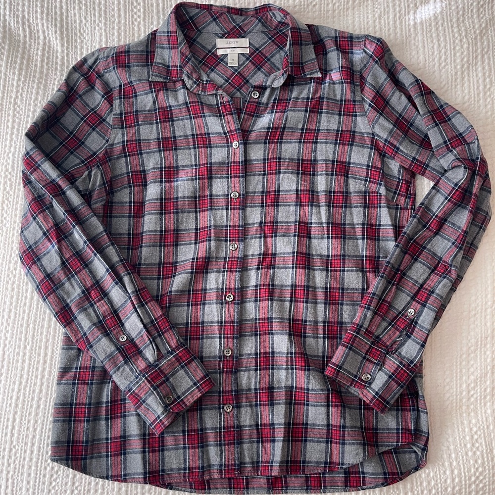 J. Crew flannel button down